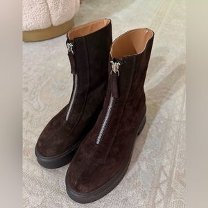 Steve Madden Jones Chocolate Brown Suede Boot